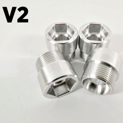 VW Audi 20v aluminium injector sleeves 4 x 24mm. 3x versions available