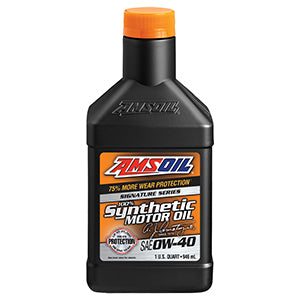 AMSOIL Signature Series 0W-40 100% Synthetic Motor Oil - AFZQT