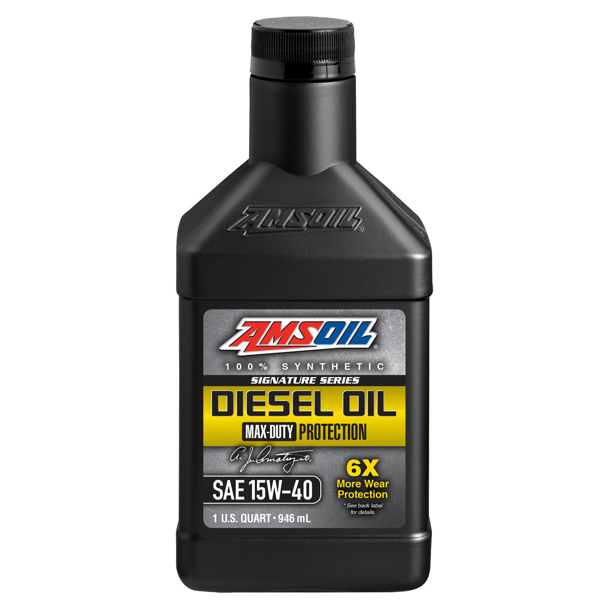 AMSOIL Signature Series 15W-40 100% Synthetic Max-Duty Diesel Oil