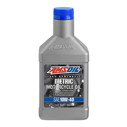 AMSOIL 10W-40 100% Synthetic Metric Motorcycle Oil